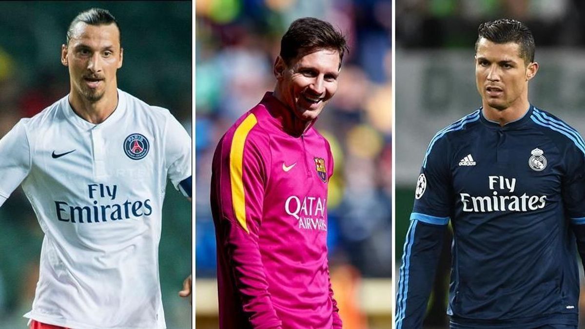 Top 10: So viel sollen die Fußball-Stars 2015 verdient haben