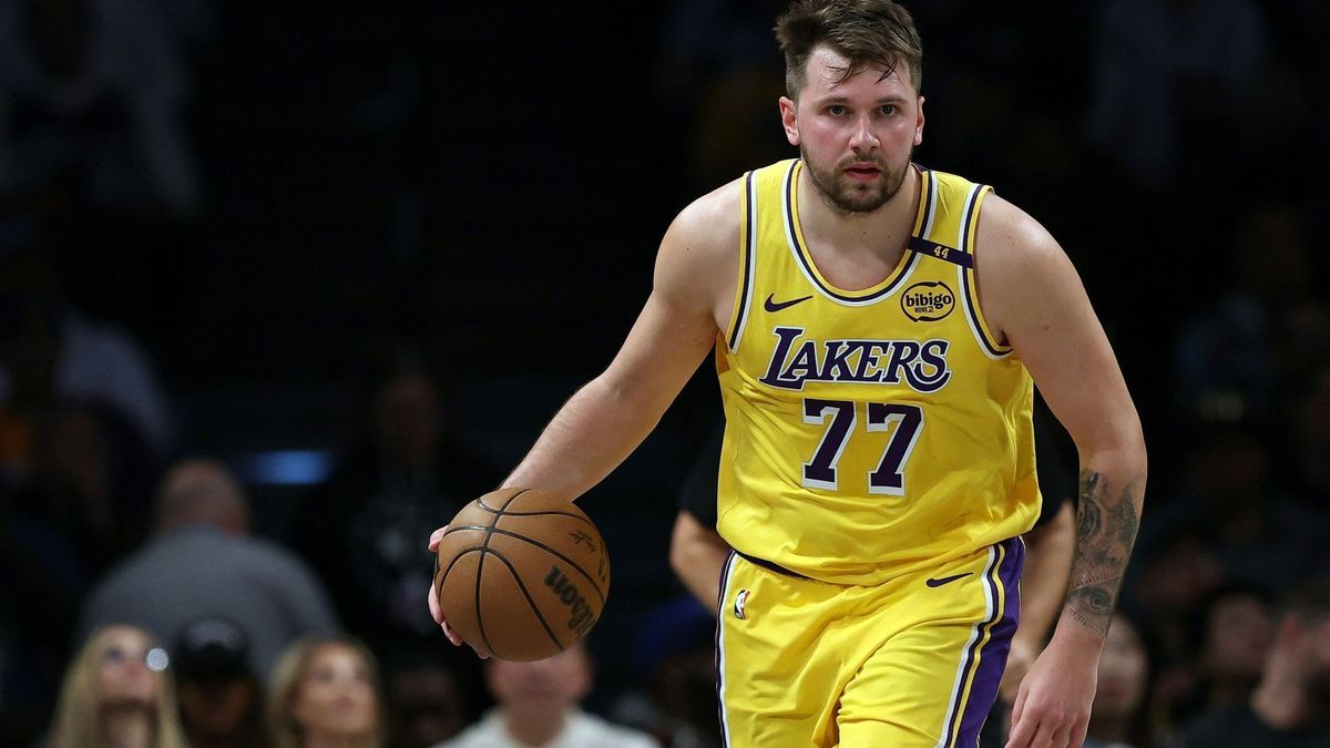 Luka Doncic im Trikot der Lakers