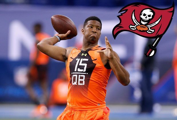 
                <strong>1. Tampa Bay Buccaneers: Jameis Winston (QB)</strong><br>
                Es ist ein enges Duell, doch Jameis Winston scheint sich gegenüber Marcus Mariota als Top-Quarterback durchgesetzt zu haben. Damit würde der First-Pick des NFL Drafts 2015 feststehen. Die Tampa Bay Buccaneers wählen Winston als ihren neuen Quarterback.
              