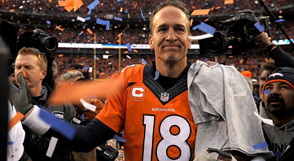 
                <strong>Peyton Manning</strong><br>
                ... denn das Märchen ging weiter! Peyton Manning führte die Broncos zum Sieg im Championship Game gegen die New England Patriots und zog in den Super Bowl 50. Damit sicherte er sich eine weitere Bestmarke: Er ist der älteste Quarterback, der jemals in einem Super Bowl gestanden hat. Und damit nicht genug: Den SB 50 gewann Manning mit den Broncos gegen die Carolina Panthers 24:10. Ein paar Wochen später beendete Manning seine unglaubliche Karriere. Wir verneigen uns.
              