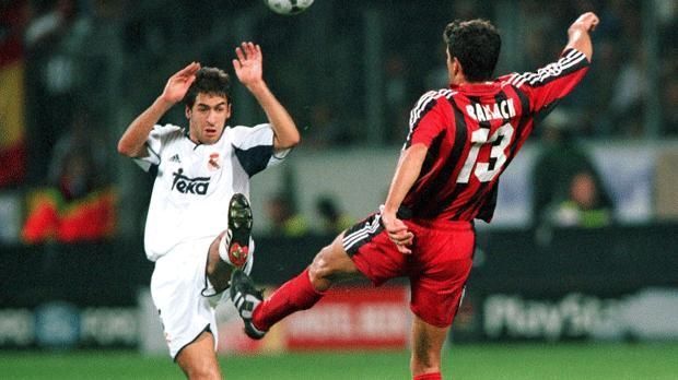 
                <strong>Real-Leverkusen</strong><br>
                Real Madrid - Bayer Leverkusen, 2000: Im gleichen Jahr kam es in der Gruppenphase zu einem denkwürdigen Spiel im Santiago-Bernabeu-Stadion. Trotz drei Auswärtstoren unterlag die Bayer-Elf am Ende mit 3:5.
              
