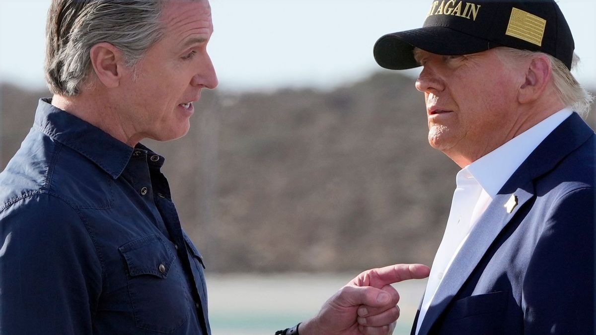Trump in Kalifornien
