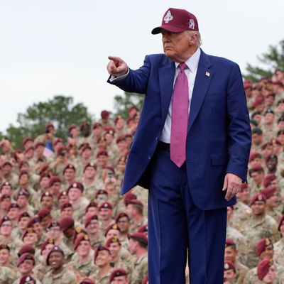 Trump in Fort Bragg