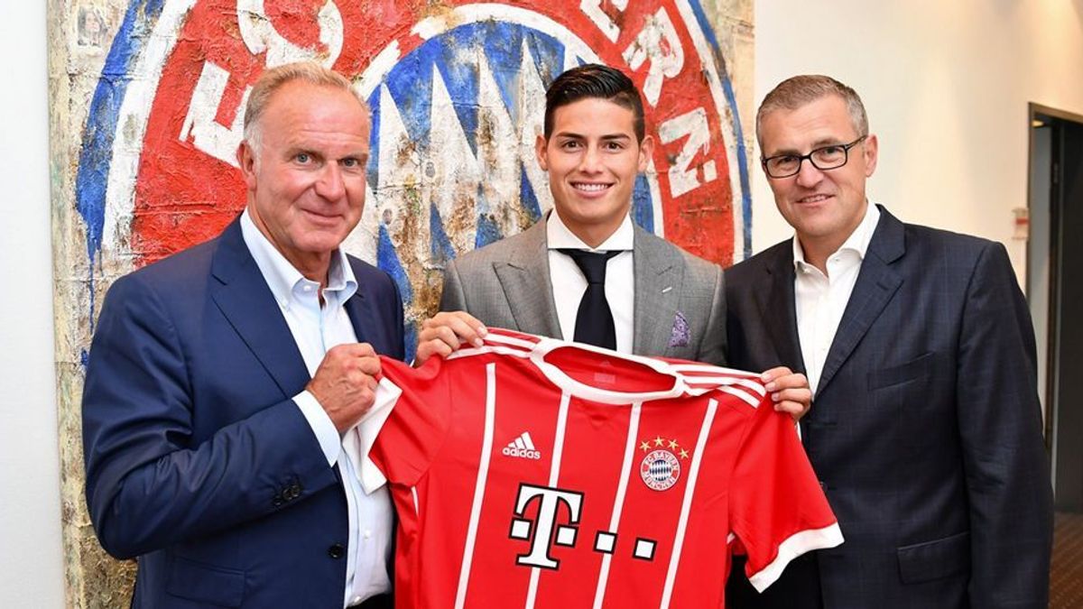 James bei Bayern vorgestellt