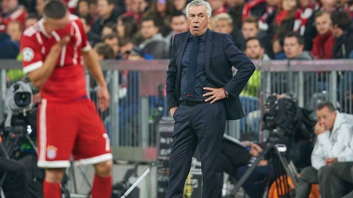 Carlo Ancelotti Franck Ribery