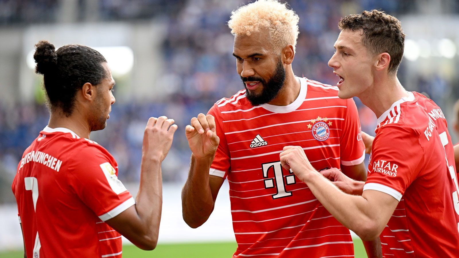 
                <strong>Musiala und Choupo-Moting glänzen! Bayern-Stars in der Einzelkritik gegen Hoffenheim</strong><br>
                Der FC Bayern München feiert am 11. Spieltag der Bundesliga einen souveränen 2:0 (2:0)-Auswärtssieg in Hoffenheim. Dabei glänzen einmal mehr Jungstar Jamal Musiala sowie Routinier Eric Maxim Choupo-Moting. ran zeigt die Noten der Bayern-Stars in der Einzelkritik.
              