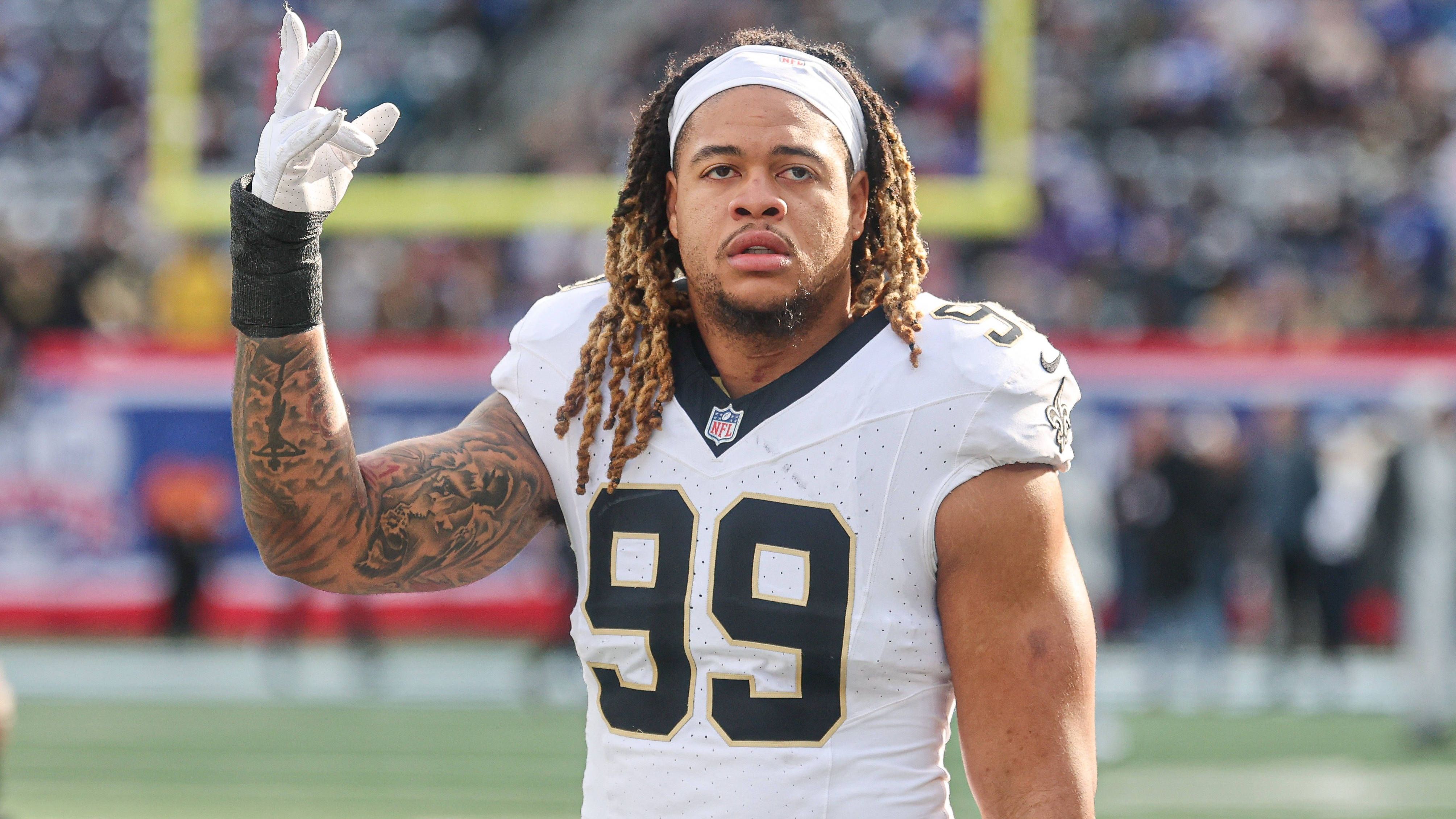 <strong>New Orleans Saints</strong><br>- WR Dante Pettis (1 Jahr)<br>- TE Juwan Johnson (3 Jahre, 30,75 Millionen US-Dollar)<br>- DL Davon Godcheaux<br>-&nbsp;Edge Cam Jordan<br>- Edge Chase Young (3 Jahre, 51 Millionen US-Dollar, im Bild)<br>- S Justin Reid (3 Jahre, 31,5 Millionen US-Dollar)