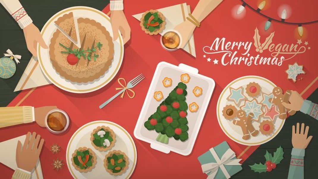 Weihnachten vegan feiern: So klappt das Weihnachtsfest auch ohne tierische Produkte