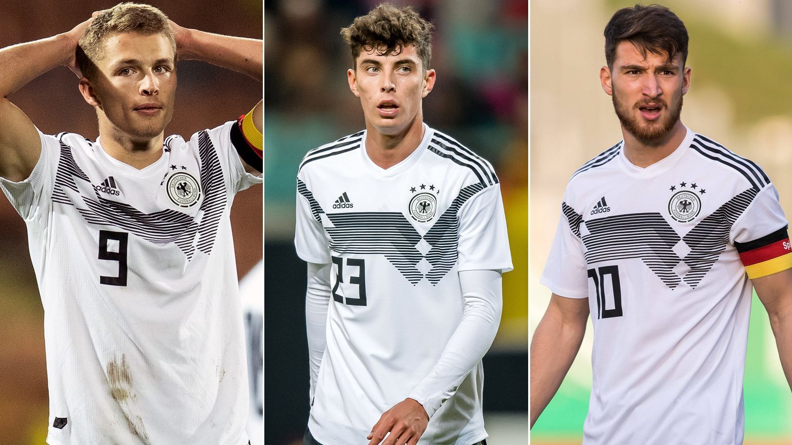 
                <strong>Havertz, Arp und Co. - Die Stars in Deutschlands U-Nationalmannschaften</strong><br>
                Im deutschen Nachwuchs tummeln sich nach wie vor zahlreiche Talente, denen eine große Zukunft vorausgesagt wird. ran.de zeigt die Stars in den deutschen Nachwuchs-Nationalmannschaften von der U19 bis zur U21. (Stand: Januar 2019)
              