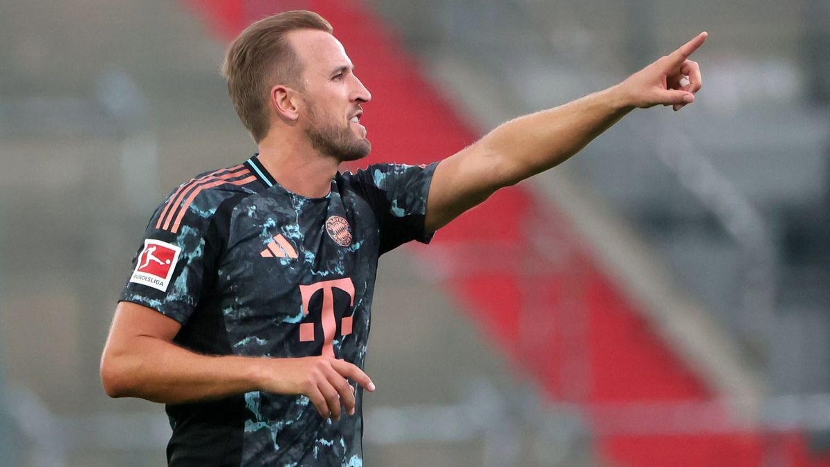 13.08.2024, FC Bayern WSG Tirol, Fussball, im Bild: Harry Kane (FC Bayern Muenchen) *** 13 08 2024, FC Bayern WSG Tirol, Football, Sport, in the picture Harry Kane FC Bayern Muenchen