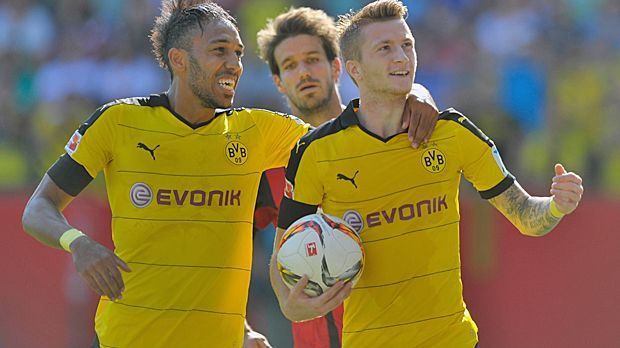 
                <strong>Platz 1: Borussia Dortmund</strong><br>
                Platz 1: Eine tiefe sportliche Krise, der Abgang des Kult-Trainers Jürgen Klopp und ein verlorenes Pokal-Finale. All das konnte Borussia Dortmund nichts anhaben. Die Schwarz-Gelben sind unangefochten die stärkste Fußball-Marke Deutschlands!
              