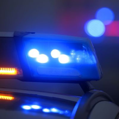 Polizeiauto mit Blaulicht