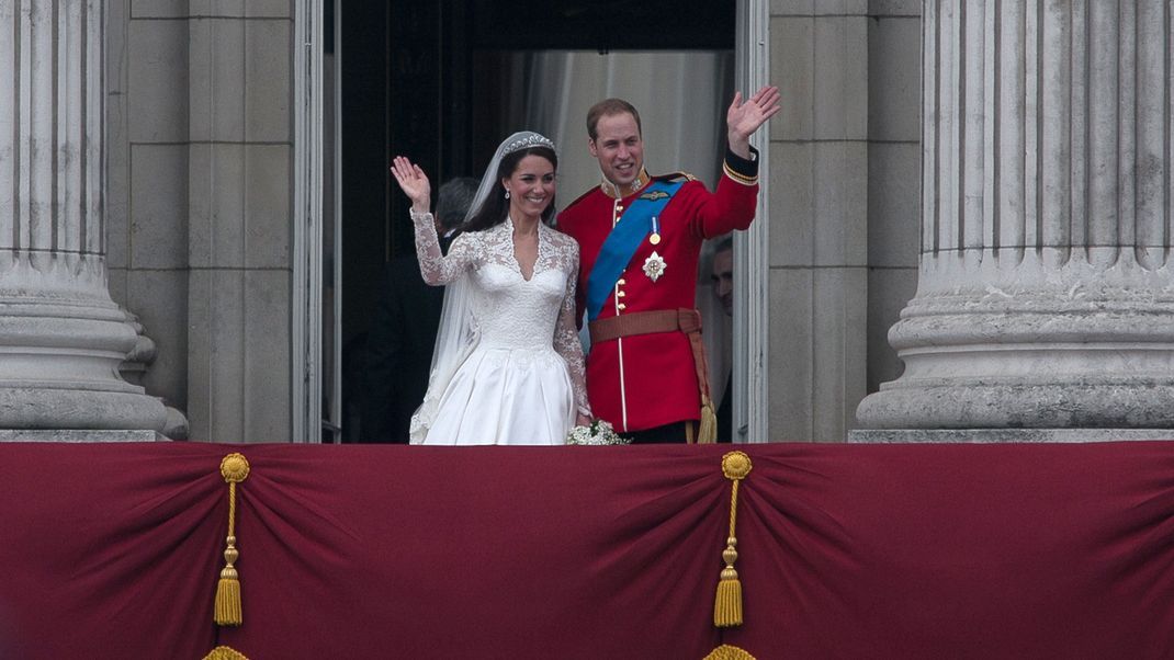 Prinz William und Kate bei ihrer traumhaft schönen Hochzeit in der Londoner Westminster Abbey.