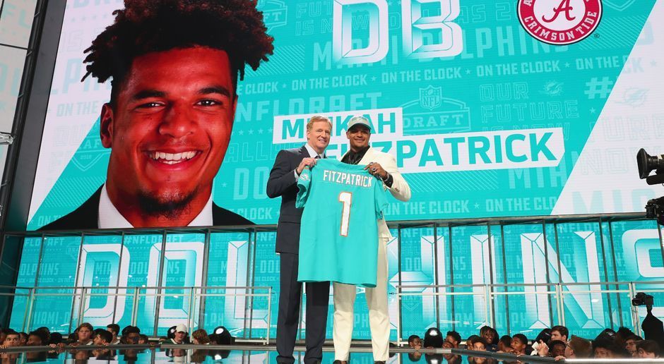 
                <strong>11. Pick - Miami Dolphins: DB Minkah Fitzpatrick</strong><br>
                Vierjahresvertrag über 16.400.000 US-Dollar, davon 10.000.000 US-Dollar Signing-Bonus
              