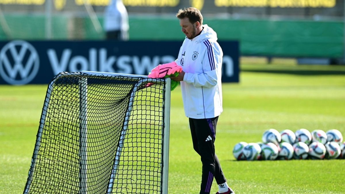 Nagelsmann beim Training