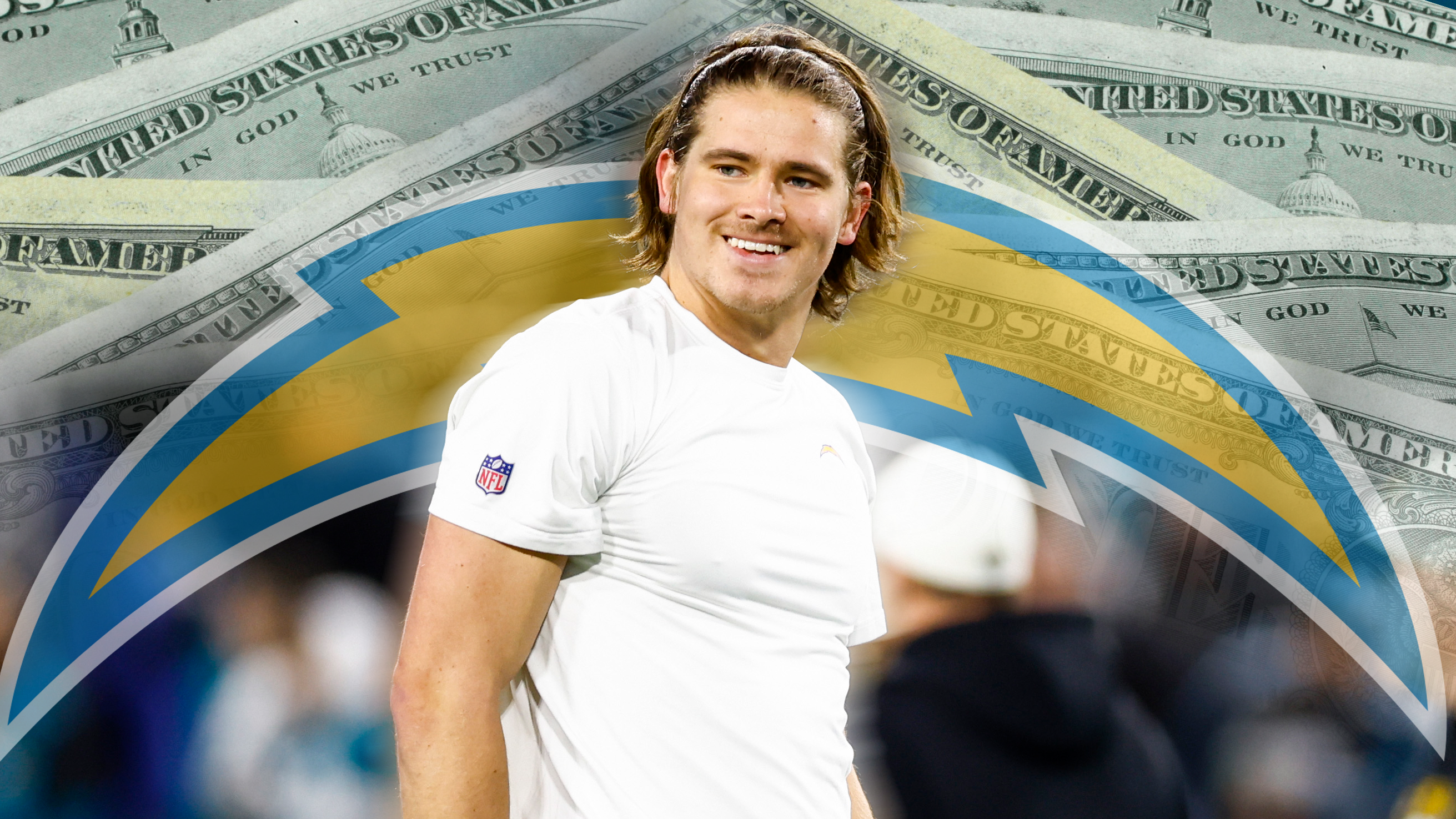 <strong>Justin Herberts Mega-Deal</strong><br>Es ist nun der bestbezahlte NFL-Spieler der Geschichte! Zumindest, wenn man das Einkommen nach dem durchschnittlichen Jahresgehalt betrachtet: Justin Herberts neuer Mega-Deal! Der Quarterback der Los Angeles Chargers einigte sich mit seiner Franchise auf eine Vertragsverlängerung um fünf Jahre, die ihm insgesamt 262,5 Millionen US-Dollar einbringen kann. <em><strong>ran</strong></em> zeigt euch, wie der Vertrag genau strukturiert ist.