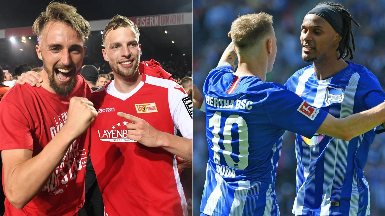 
                <strong>Berlin: Union Berlin und Hertha BSC</strong><br>
                Gemeinsame Saison in der Bundesliga: ab 2019/20
              