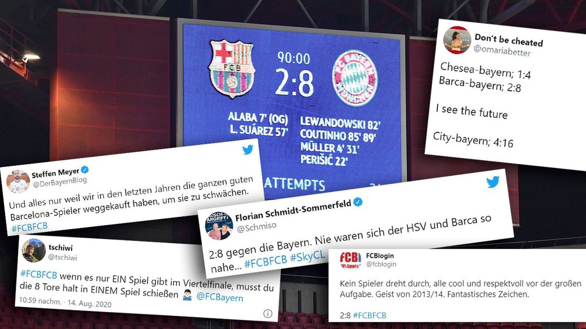 Barca-Bayern - Netzreaktionen