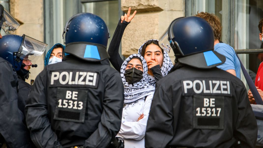 Pro-Palästina Demonstrationen in Berlin.