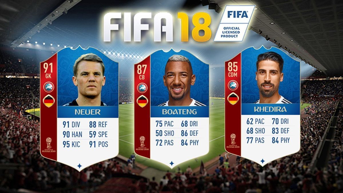 EA Sports Update zur WM: So sieht der DFB-Kader in FIFA 18 aus
