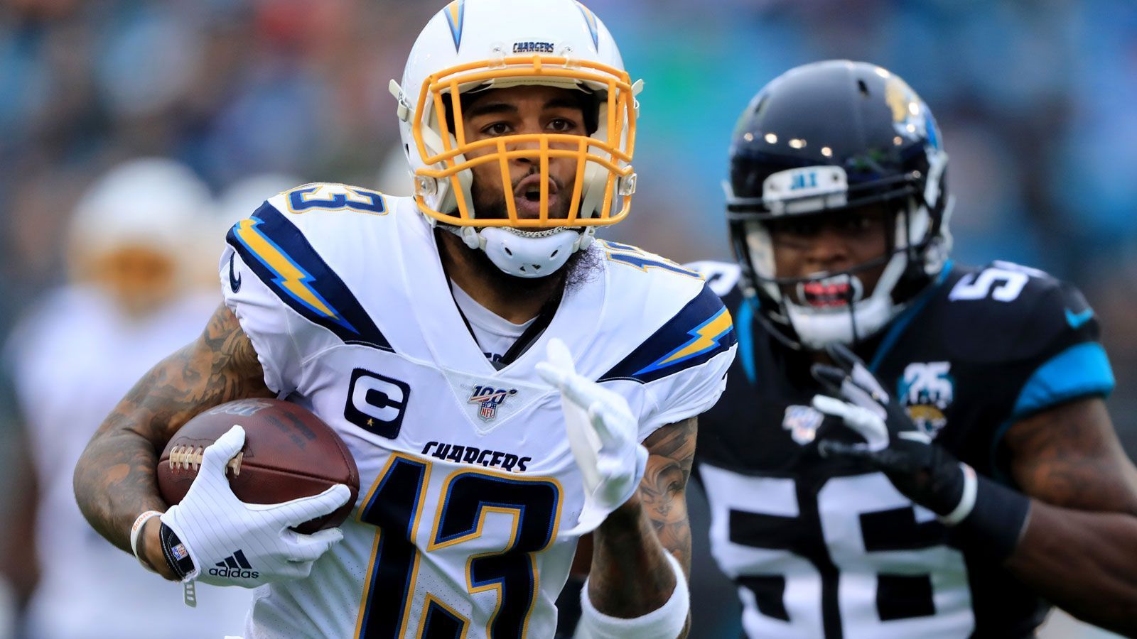 
                <strong>Platz 3: Keenan Allen (Los Angeles Chargers)</strong><br>
                Jahresgehalt: 20,025 Millionen US-DollarVertrag endet nach der Saison 2024
              