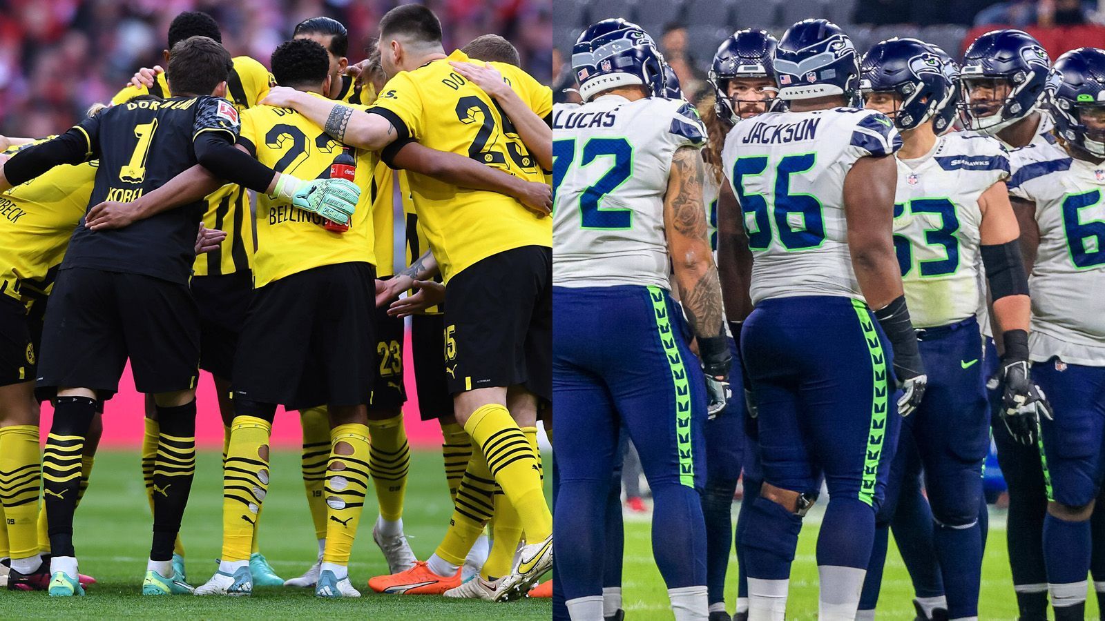 
                <strong>Bayern München wie Patriots, BVB wie Seahawks: Welche NFL-Teams am besten zu den Bundesligisten passen</strong><br>
                Welche NFL-Teams passen am besten zu den 18 Bundesligisten, weil sie prägnante Parallelen haben? Wir haben die Künstliche Intelligenz "ChatGPT" gefragt und uns nicht nur das passende NFL-Team, sondern auch noch zwei gute Gründe nennen lassen.
              