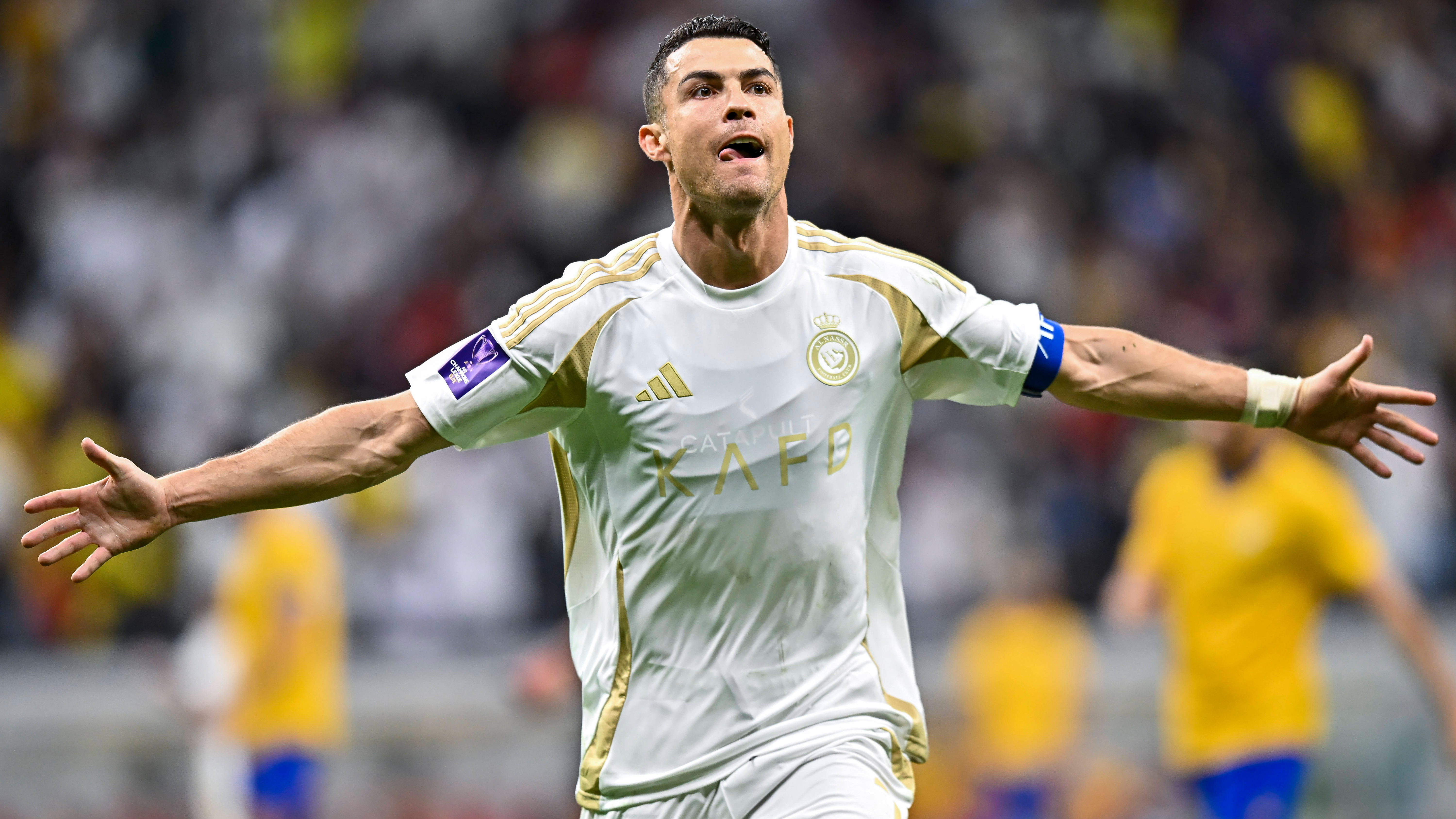 <strong>Platz 1: Cristiano Ronaldo (Fußball)</strong><br>Gehalt: 194,4 Millionen Euro<br>Team: Al-Nassr (Saudi-Arabien)