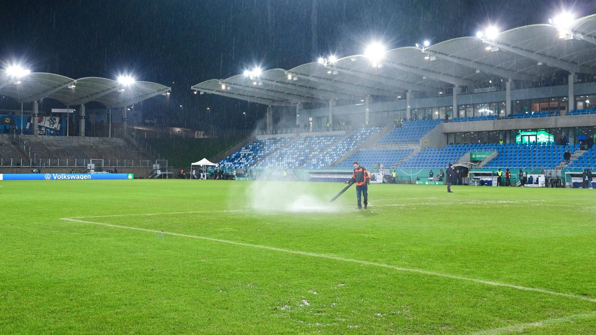Copa de Alemania: Saarbrücken-Kaiserslautern probablemente se jugará a pesar de la lluvia