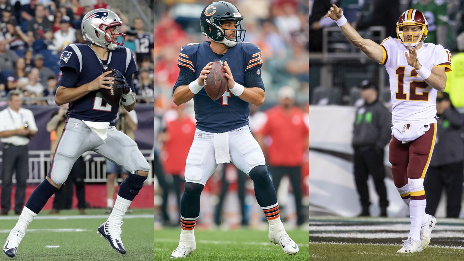 
                <strong>Die Gehälter der Ersatz-Quarterbacks</strong><br>
                Auch als Ersatzmann lässt es sich in der NFL gut leben. Viele Backup-Quarterbacks kassieren dicke Millionen-Gehälter. "Spotrac.com" veröffentlichte jetzt die Gehälter (2019 Total Cash) aller NFL-Spieler. ran.de verrät, was die Backup-Quarterbacks aller NFL-Teams in der kommenden Saison verdienen werden. Achtung: Es kann pro Klub auch mehr als ein Quarterback aufgelistet sein.
              