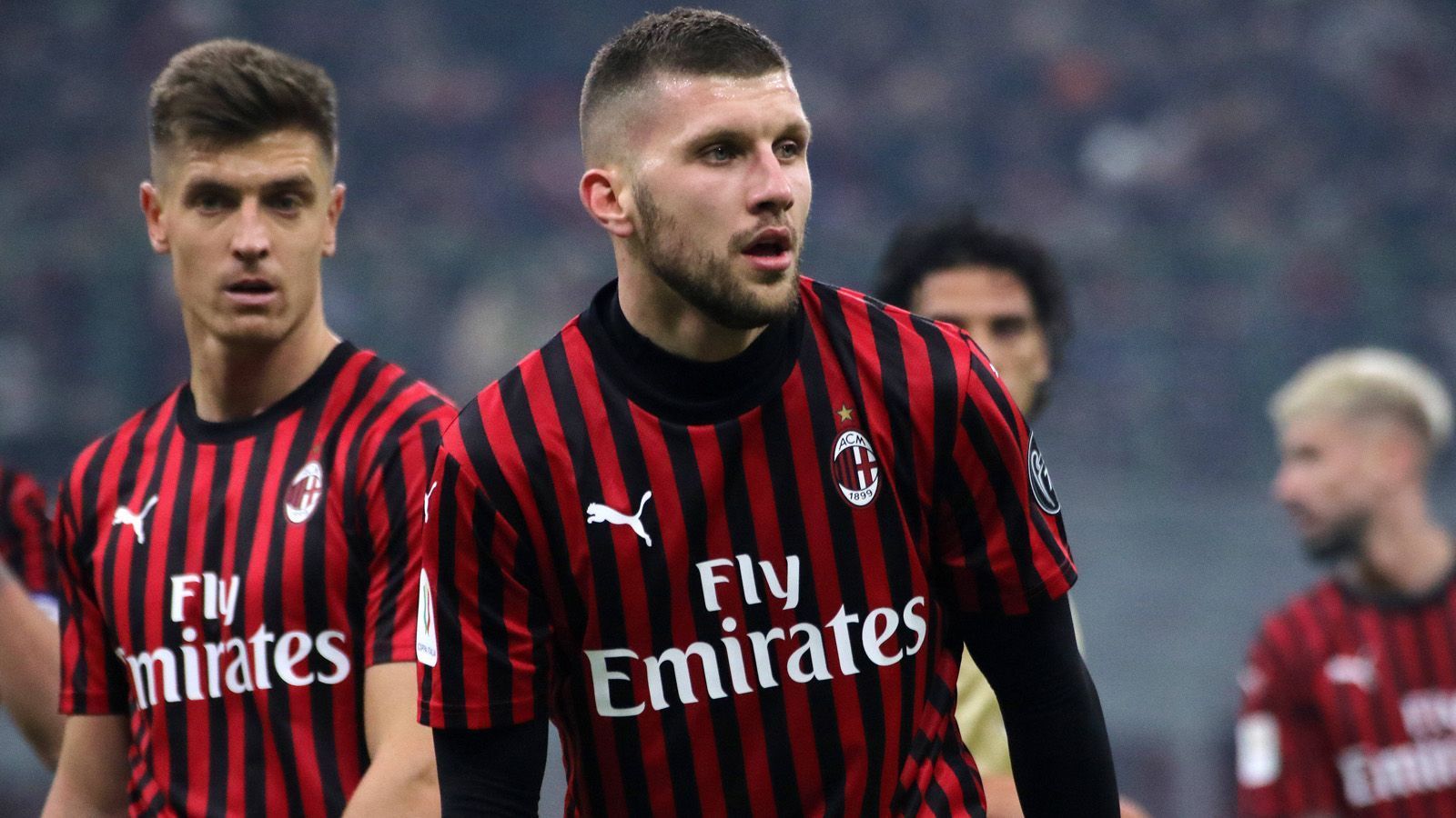 
                <strong>Ante Rebic</strong><br>
                Alter: 26Position: Mittelstürmer/Hängende Spitze Letzter Wechsel: 2019 - Von Eintracht Frankfurt zum AC Mailand auf Leihbasis
              