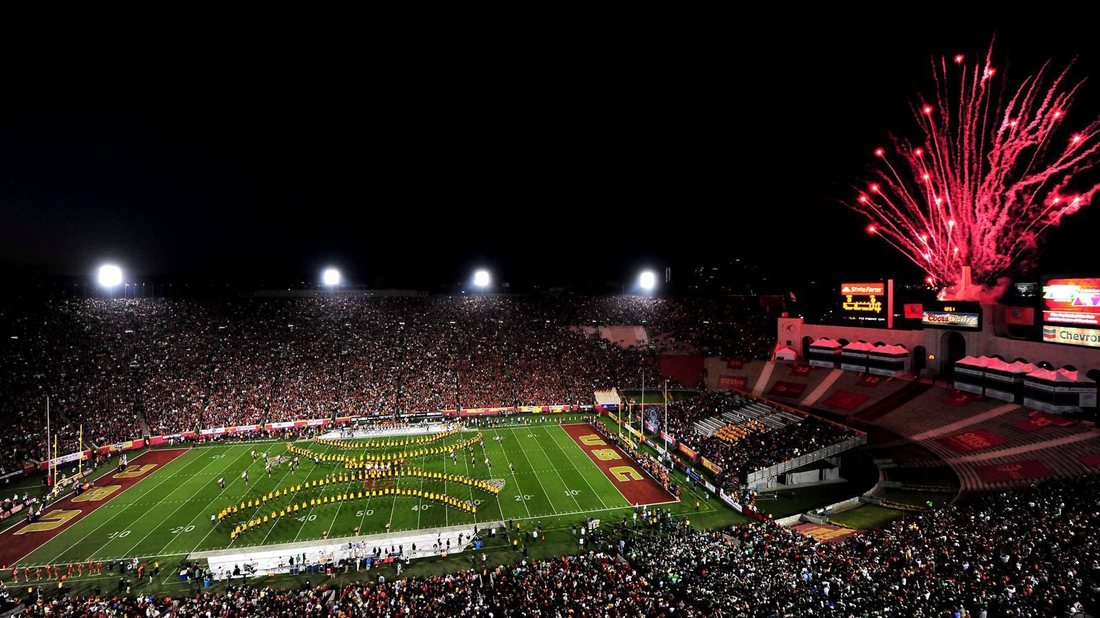 <strong>Platz 19: Los Angeles Memorial Coliseum </strong><br>
                Kapazität: 77,500<br>Heimteam: USC Trojans 
