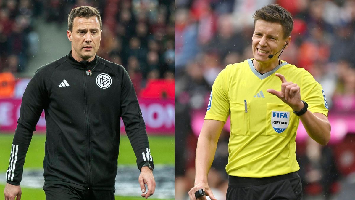FOTOMONTAGE: v.li: Felix Zwayer und Daniel Siebert werden die DFB-Schiedsrichter bei der Europameisterschaft im eigenen Land vertreten. Die UEFA hat die beiden Referees aus Berlin fuer die EURO 202...