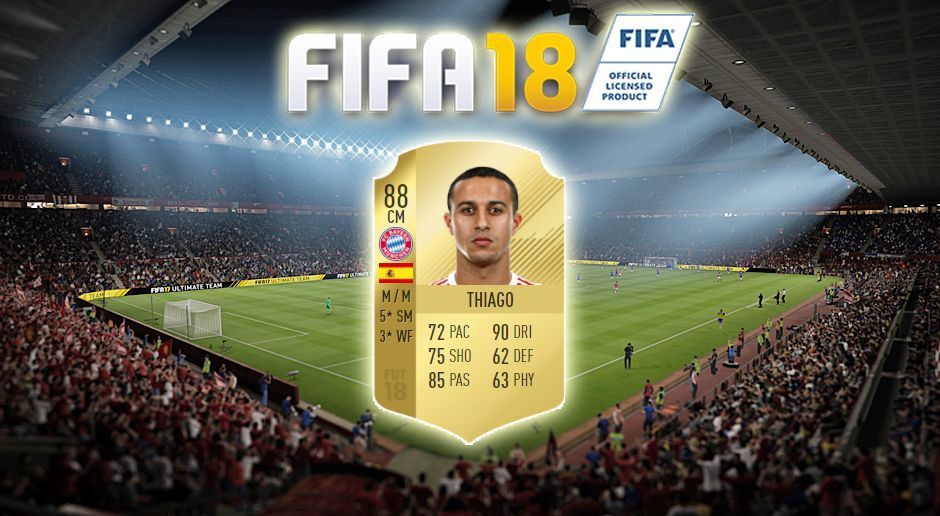 
                <strong>FIFA 18: Thiago Alcantara</strong><br>
                Gesamt-Stärke: 88
              