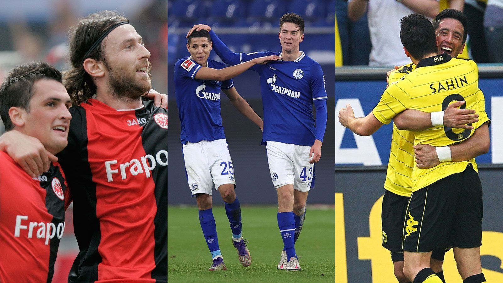 
                <strong>Die "doppelten Dreierpacker" der Bundesliga</strong><br>
                Matthew Hoppe und Amine Harit schrieben am 15. Bundesliga-Spieltag Geschichte. Nein, der Sieglos-Rekord von Tasmania Berlin bleibt nach dem 4:0-Erfolg gegen Hoffenheim weiter unerreicht. Der US-Amerikaner Hoppe erzielte einen Dreierpack, Harit legte ihm alle Tore auf. Dieses Kunststück hat es seit Beginn der Datenerfassung erst neunmal gegeben. ran.de zeigt die "doppelten Dreierpacker" in der Bildergalerie.
              