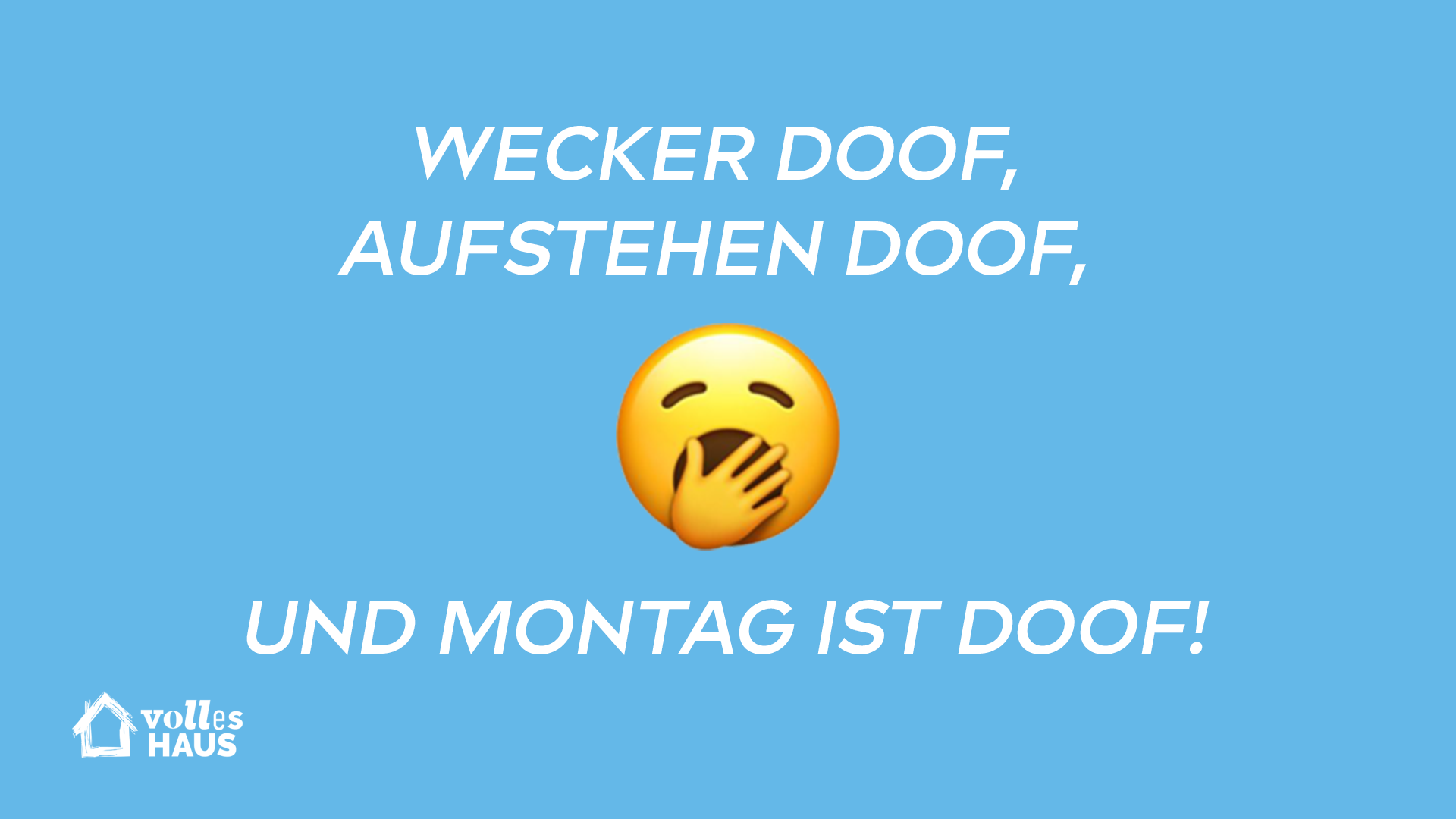 Oh ja, den meisten von uns fällt der Start in den Montag etwas schwer.