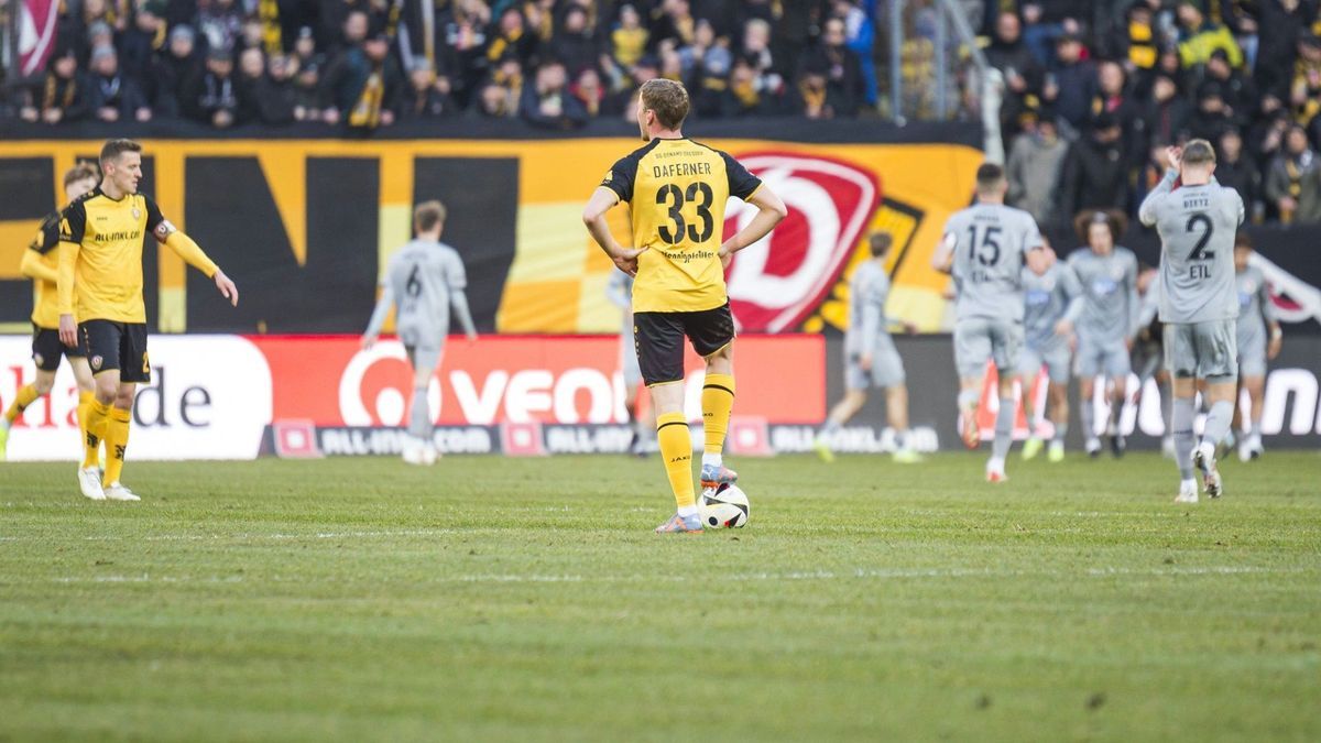 Dresden verliert erstmals zu Hause