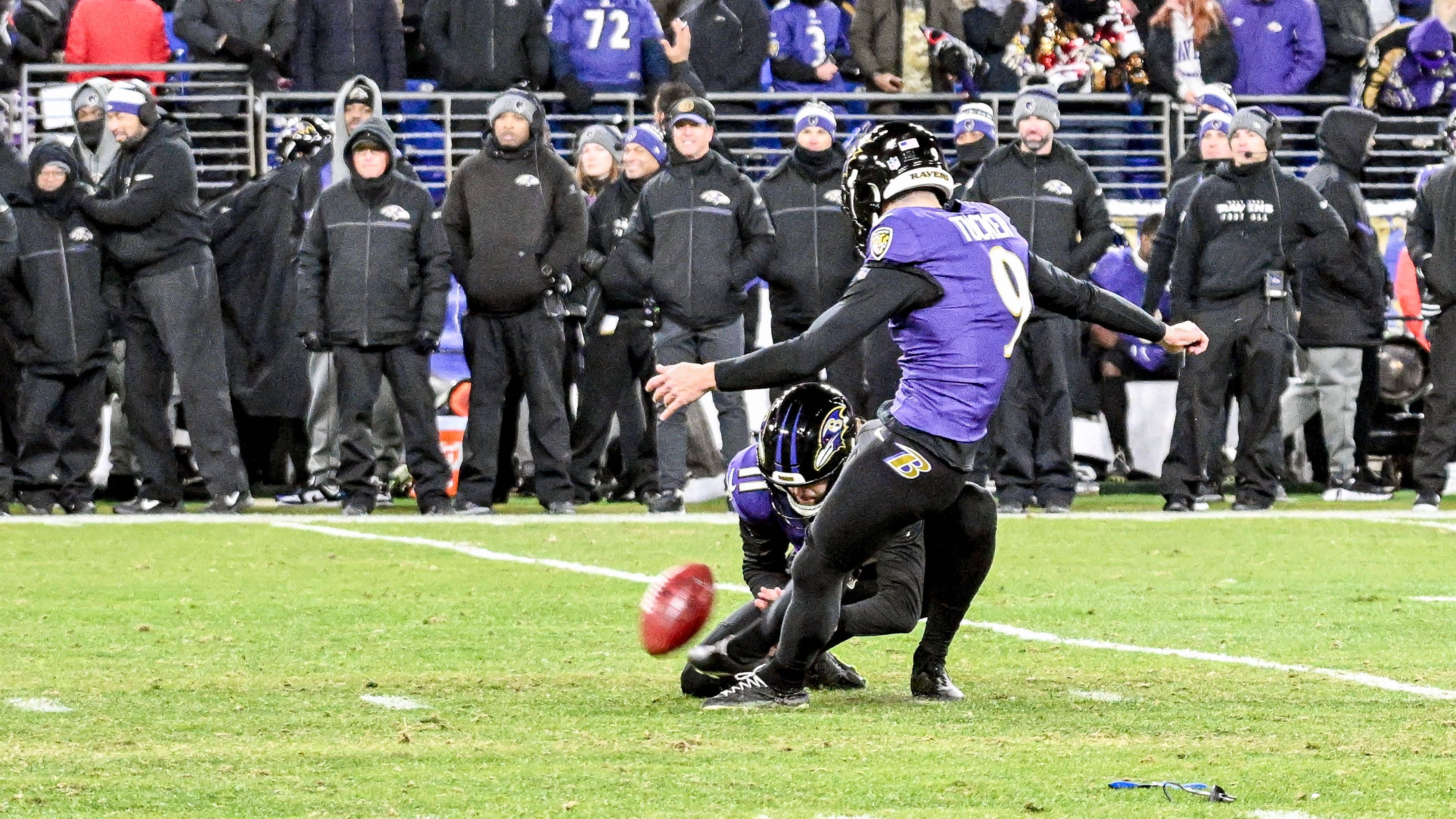 <strong>Justin Tucker</strong><br>In dieser Saison hat Tucker eine Treffer-Quote von 93,2% (in seiner Karriere 94,6%). Das längste Field Goal von ihm ist mit 66 Yards gleichzeitig das längste Field Goal in der Geschichte der NFL. Gerade bei spielentscheidenden Kicks ist auf Tucker für gewöhnlich verlass.