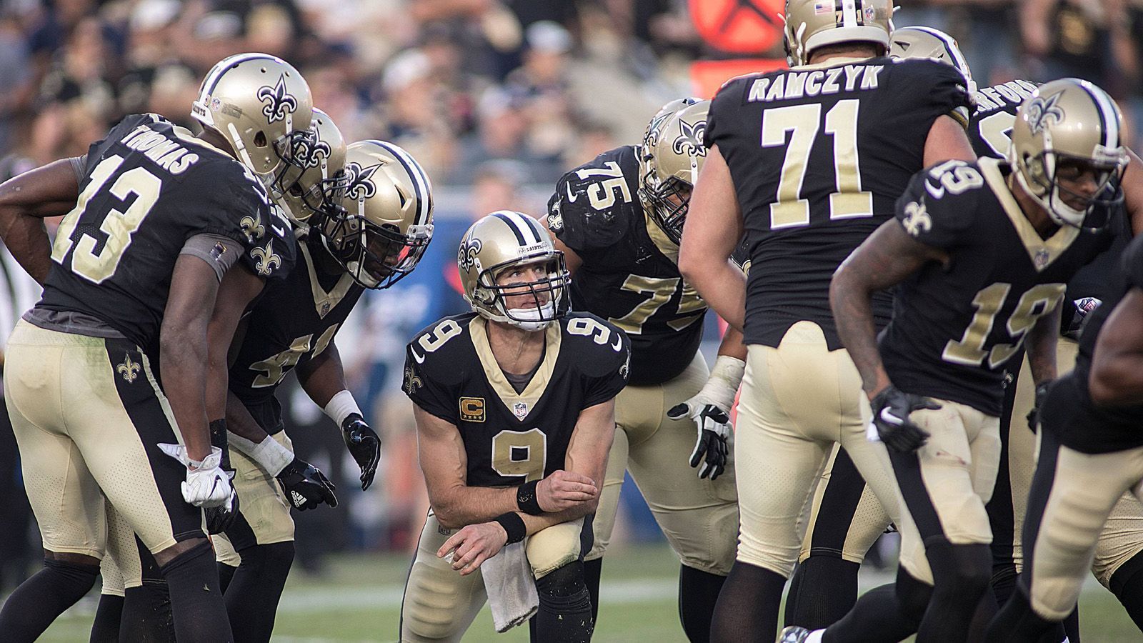 
                <strong>New Orleans Saints</strong><br>
                Team Captains: Drew Brees (QB), Terron Armstead (OT), Cameron Jordan (DE), Demario Davis (LB), Craig Robertson (LB)
              