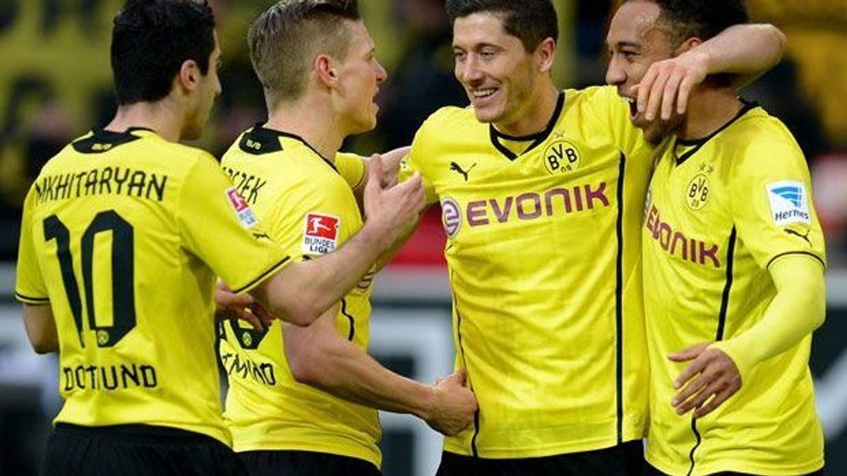 Dortmund vs. Nürnberg, Jubel