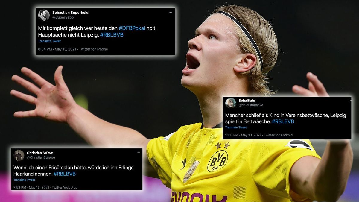 Hulk Haaland: Die Netzreaktionen zum BVB-Pokalsieg