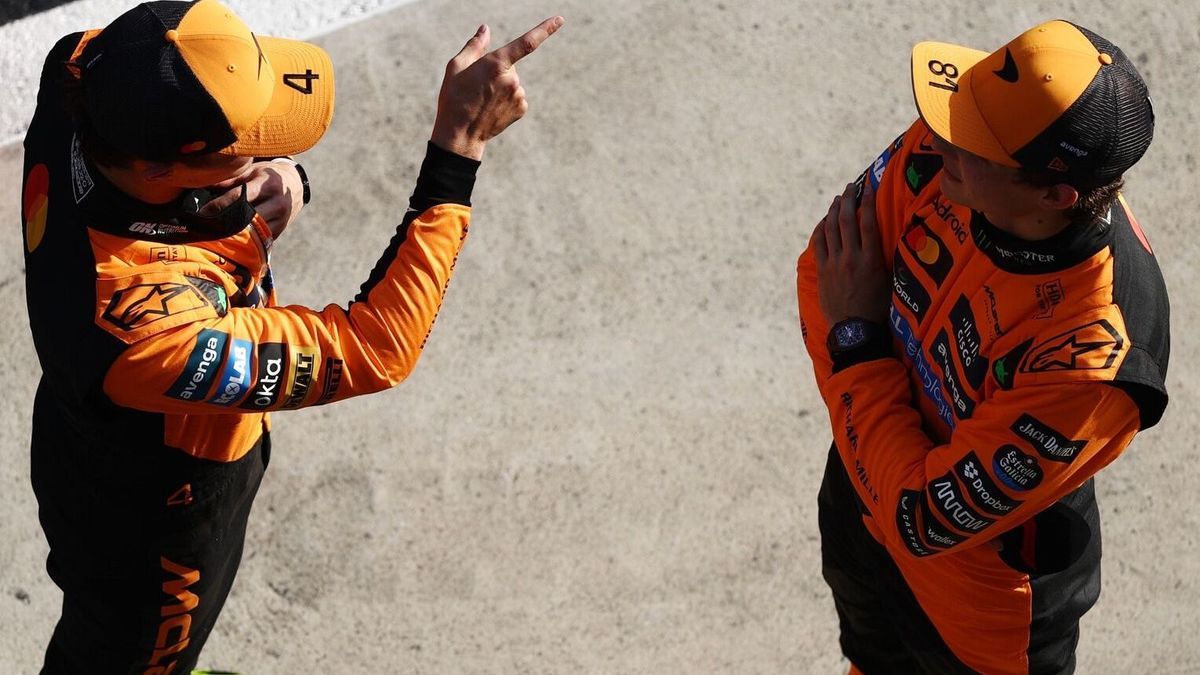 Die McLaren-Fahrer Lando Norris und Oscar Piastri in der Formel-1-Saison 2025