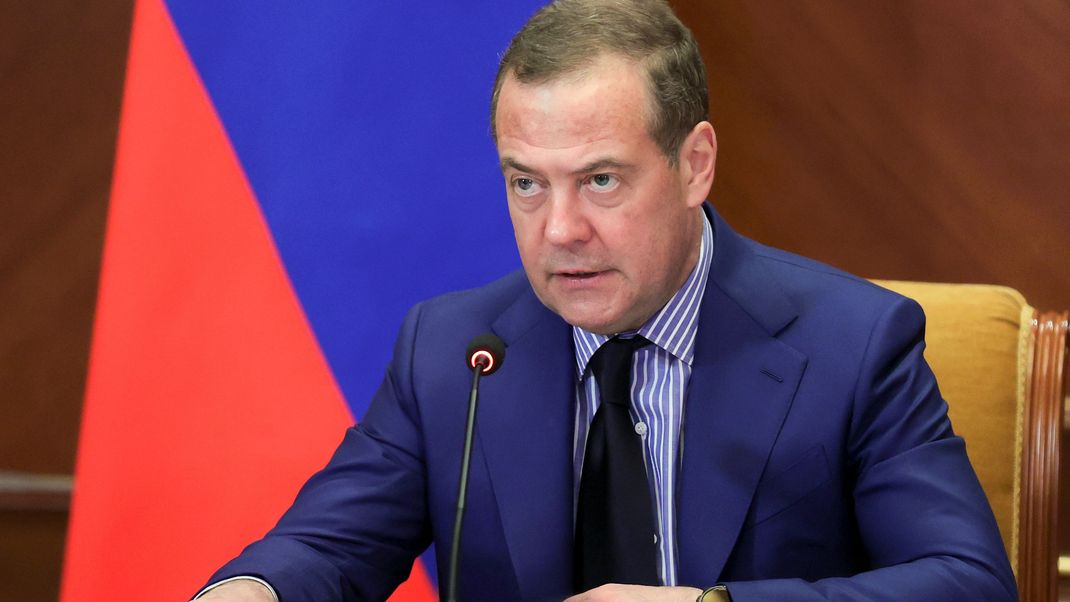 Der stellvertretende Vorsitzende des russischen Sicherheitsrates und Chef der Partei "Geeintes Russland", Dmitri Medwedew