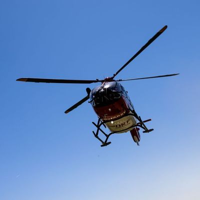 Ein Rettungshubschrauber - Symbolbild