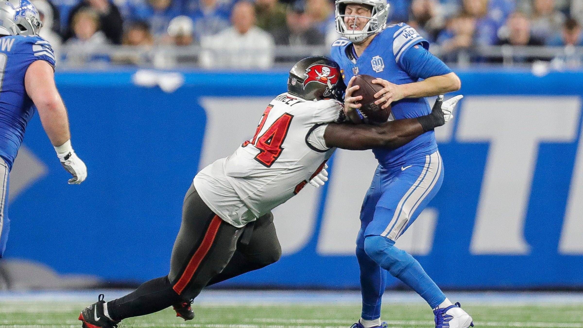 <strong>Tampa Bay Buccaneers: 2023, Pick 19 - Calijah Kancey (DT)</strong><br>Kancey spielte eine starke Season und wurde sogar als Defensive Rookie of the Year in Betracht gezogen. Ein Pick, der für die Bucs voll aufging.