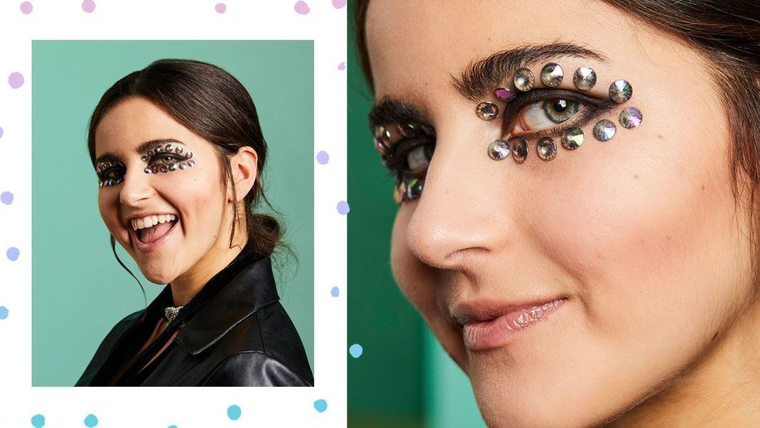 Beauty Trend : Euphoria Makeup Looks -  Kreatives makeup, Strass make-up,  Augen make up mit glitzer