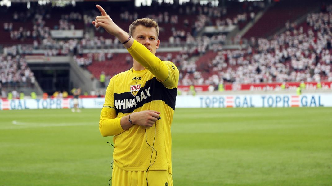 19.08.23 VfB Stuttgart - VfL Bochum Deutschland, Stuttgart, 19.08.2023, Fussball, Bundesliga, VfB Stuttgart - VfL Bochum: Alexander Nübel (VfB Stuttgart). *** 19 08 23 VfB Stuttgart VfL Bochum Germany, Stuttgart, 19 08 2023, football, Bundesliga, VfB Stuttgart VfL Bochum Alexander Nübel VfB Stuttgart