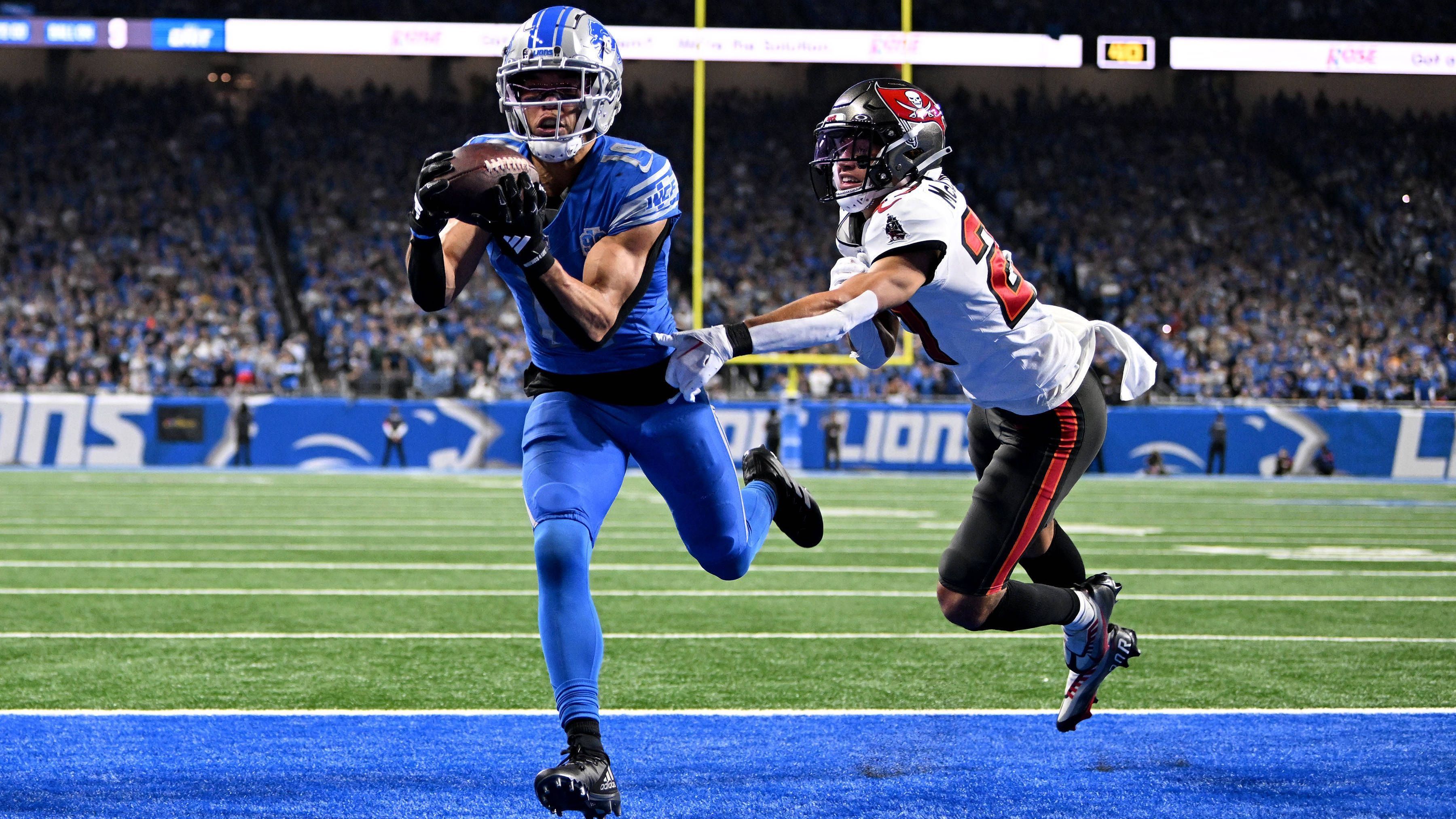 <strong>Platz 2 (geteilt): Detroit Lions</strong><br>Erfolgsquote: 32 Prozent<br>Touchdowns insgesamt: 53