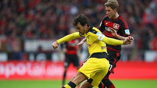 
                <strong>Mats Hummels (Borussia Dortmund)</strong><br>
                Mats Hummels (Borussia Dortmund): Starke Pässe in die Spitze. Im Zweikampf häufig etwas zu hart gegen Stefan Kießling. Ansonsten sehr souverän. ran-Note: 2.
              