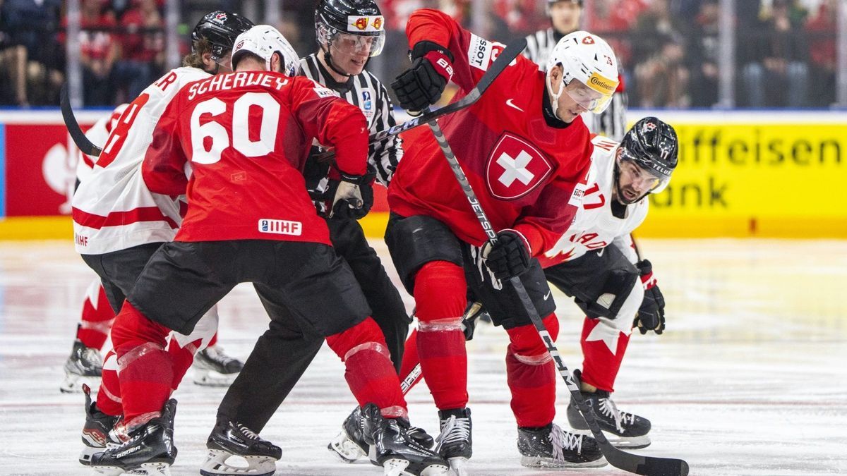 Hart umkämpft: Schweiz gegen Kanada