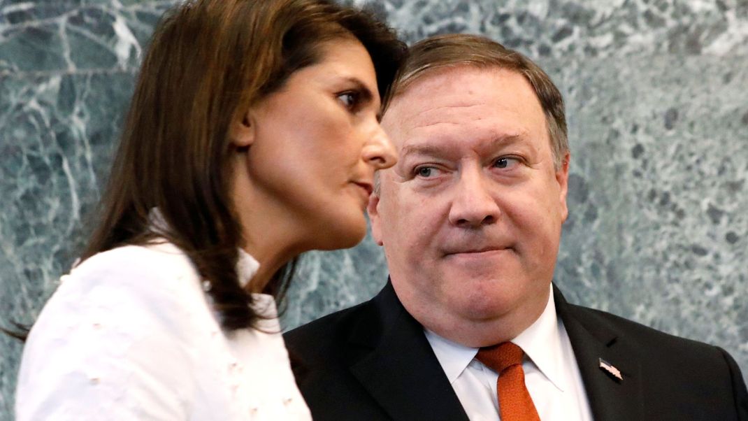 Nikki Haley und Mike Pompeo bekommen in Donald Trumps Regierung keinen Posten.